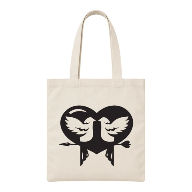 Tote bag — Cœur romantique